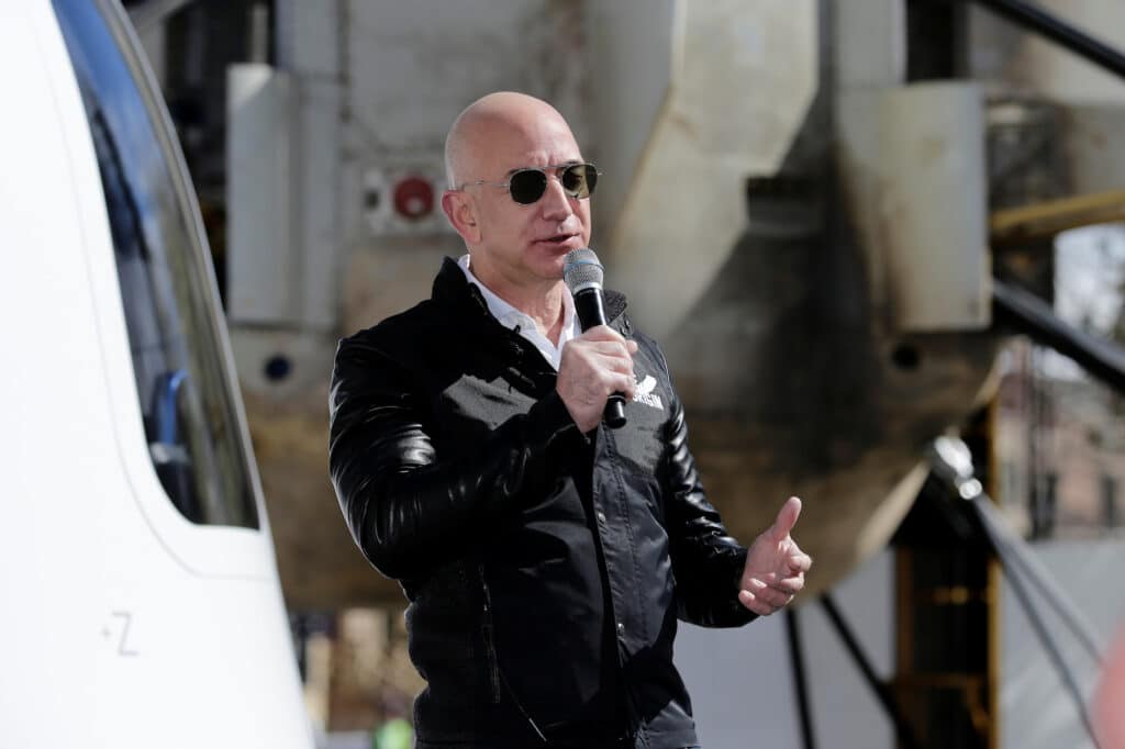 Amazon and Blue Origin founder Jeff Bezos